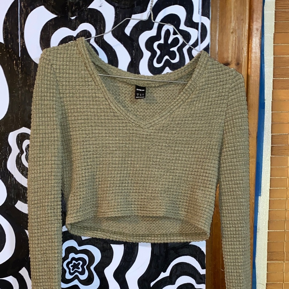 SHEIN Sage Green Knit Sweater